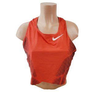 Nike Racing Women's Red Dri-Fit Training Racerback Cropped Tank Top Size 3XL